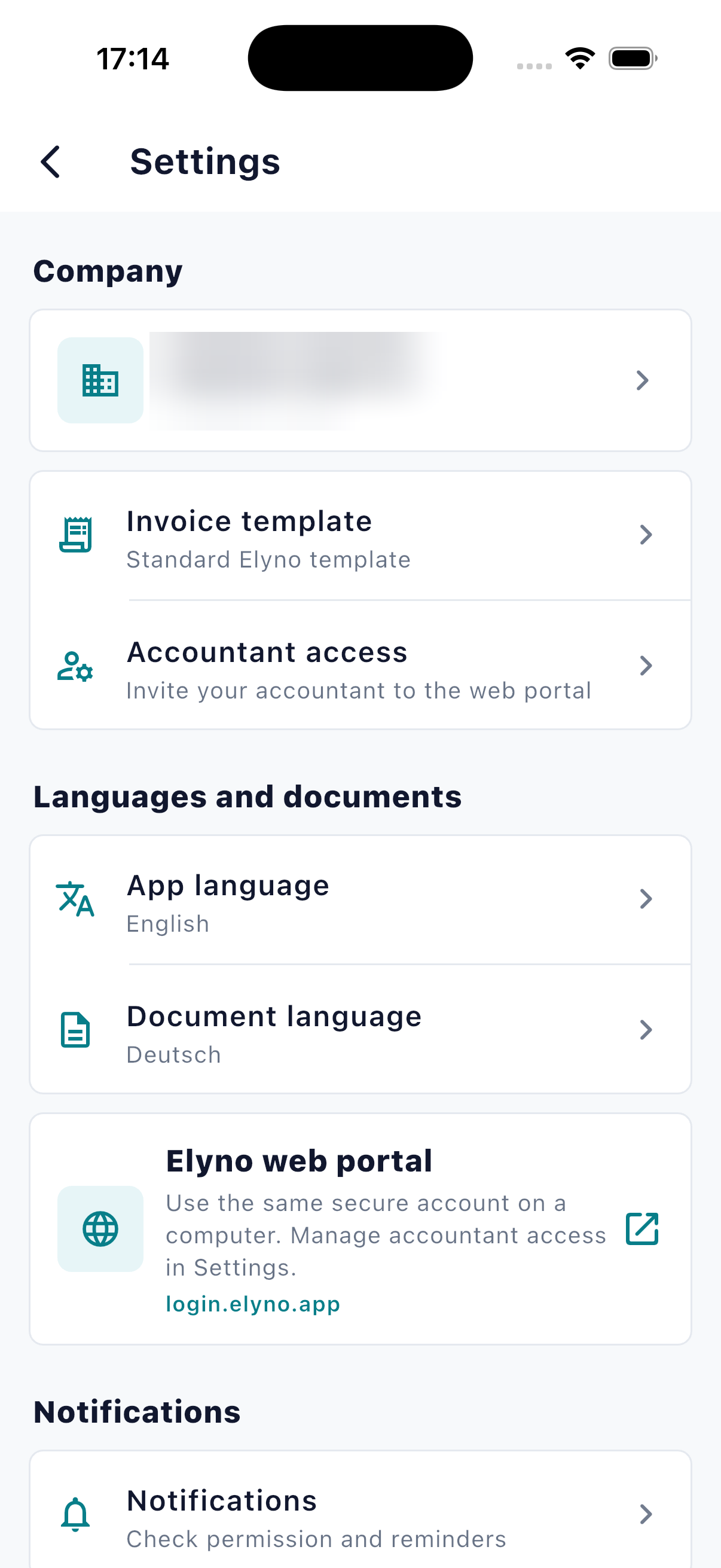 Create your account and business profile